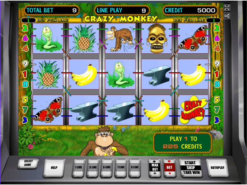 Crazy Monkey - Играть В Игровые Автоматы Обезьяны Бесплатно Онлайн